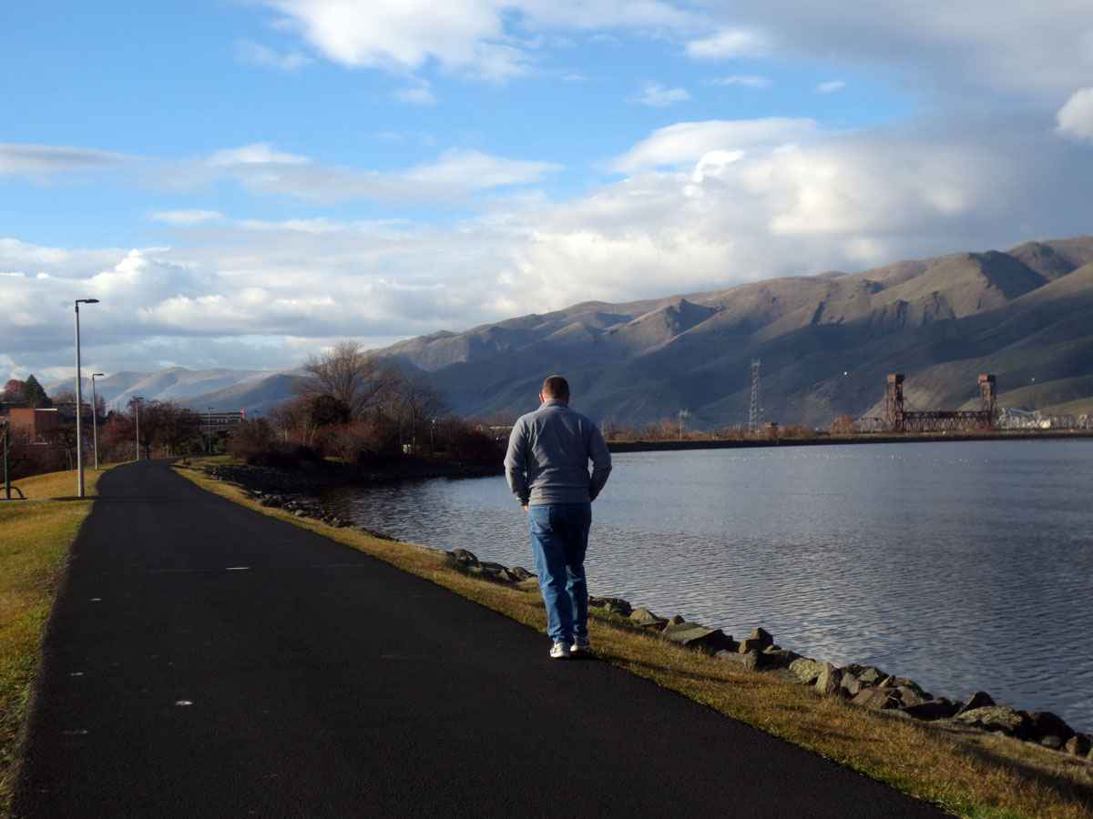 Lewiston walk along river by Susan Fluegel